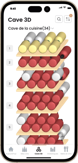 cave à vin virtuelle Oeni app